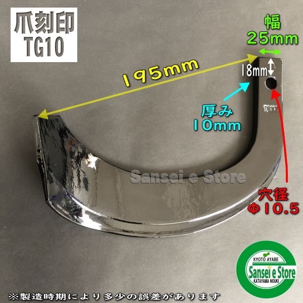 画像2: 東亜重工製 37本組  ナタ爪  イセキ トラクター Sサイド  (2)