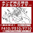 画像3: ホンダ 耕うん機 F410,F510,F710用  スロットルワイヤー (鉄レバー用)  (3)