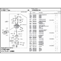 画像1: カワサキ エンジン 純正 オーレック 除雪機 スノーグレーダー キャブレターAssy. ※要確認FJ100D-DG用 