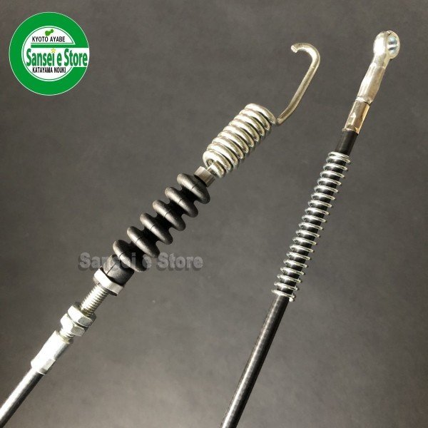 画像3: オーレック 除雪機  スノークリーン  主クラッチ ケーブル ワイヤー(作業-始動 切替)  (3)