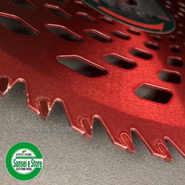 画像3: 【笹苅ならおまかせ♪】  アイウッド製 刈払機用チップソー 「カル刈ッタ 山林用 255x60P」  1枚  (3)