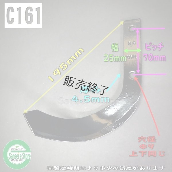 画像2: 【販売終了】イセキ 管理機 耕うん爪 16本組  (2)