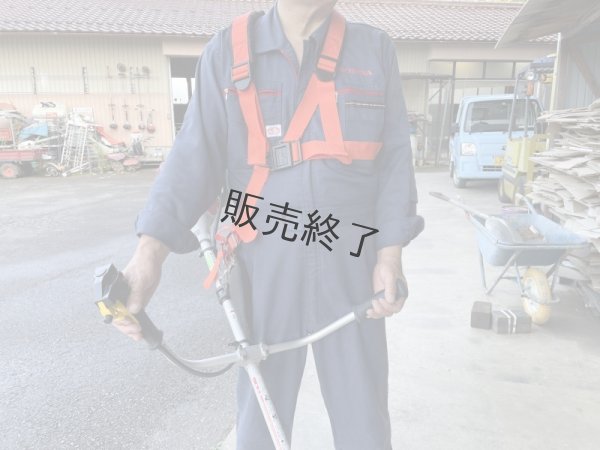画像2: ミナワ工業  刈払機用 両肩掛けバンド  両肩式ハーネス腰当ソフト   (2)