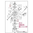 画像3: オーレックスパイダーモア　ロビンエンジン EC08DC用  キャブレターパーツ　ダイヤフラム、ガスケット４点セット (3)