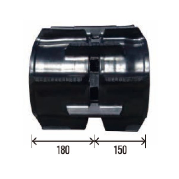 画像2: 東日興産 コンバイン用クローラ /  幅330mm / ピッチ79mm / コマ数34〜45 / オフセット (2)