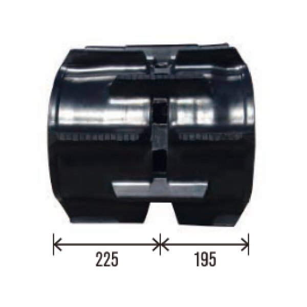 画像2: 東日興産 コンバイン用クローラ /  幅420mm / ピッチ90mm / コマ数40〜49 / オフセット (2)