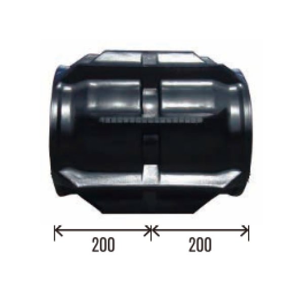 画像2: 東日興産 コンバイン用クローラ /  幅400mm / ピッチ90mm / コマ数35〜46 (2)