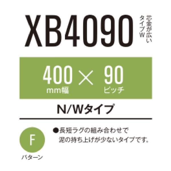 画像1: 東日興産 コンバイン用クローラ /  幅400mm / ピッチ90mm / コマ数46 (1)