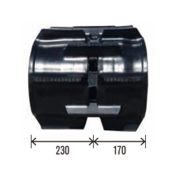 画像2: 東日興産 コンバイン用クローラ /  幅400mm / ピッチ90mm / コマ数43 (2)