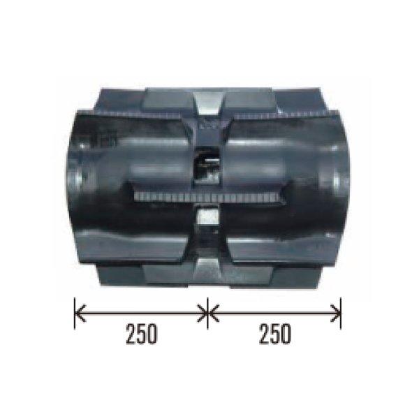 画像2: 東日興産 コンバイン用クローラ /  幅500mm / ピッチ90mm / コマ数46〜58 (2)