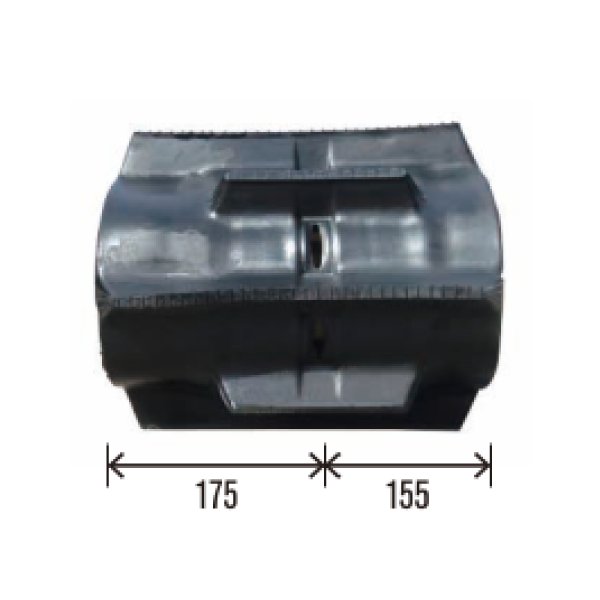 画像2: 東日興産 コンバイン用クローラ /  幅330mm / ピッチ72mm / コマ数38〜39  (2)
