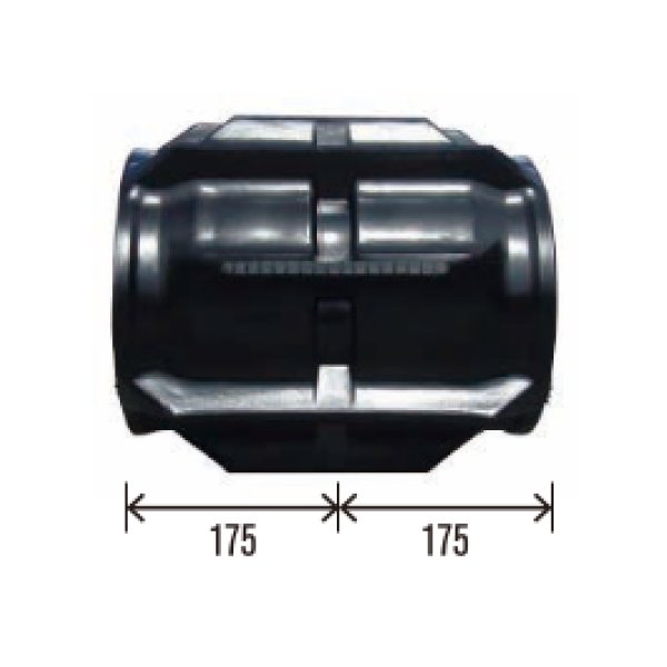 画像2: 東日興産 コンバイン用クローラ /  幅350mm / ピッチ90mm / コマ数30〜42 (2)