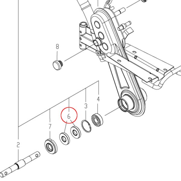 画像6: ヤンマー 管理機 QT30 爪軸 オイルシール 1台分 (6)