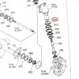 画像2: クボタトラクター用  前輪縦軸 オイルシール 1個 (2)