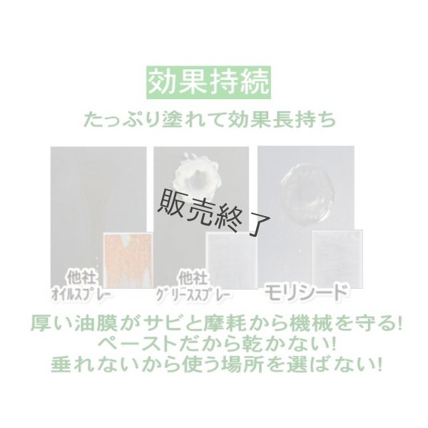 画像6: ヤナセ製油  ペーストスプレー モリシード  高性能防錆潤滑 420ml  (6)