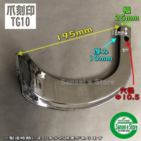 画像1: 東亜重工製 ナタ爪「TG10　(旧：K581)」単品 (1)