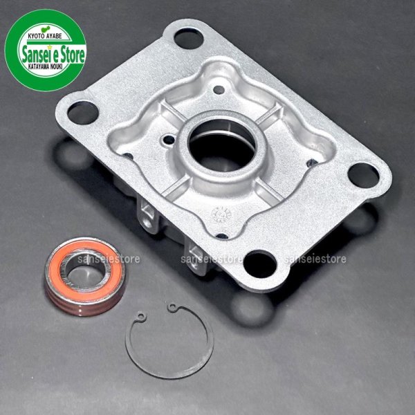 画像2: オーレック 純正 スパイダーモア用  クラッチドラムケースとベアリングのセット  アナサークリップ付  (2)