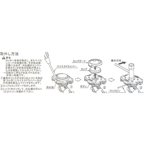 画像7: ダイアトップ 刈払機用  ナイロンカッター バタフライ  (7)