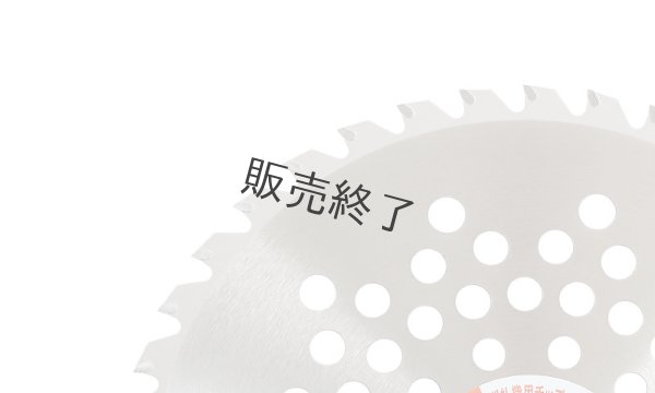 画像2: 三陽金属製  刈払機用チップソー  早刈一番  255mm×40P  (2)