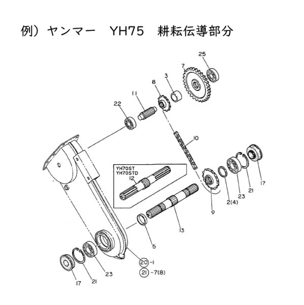 画像2: ヤンマー 純正オイルシール  (2)