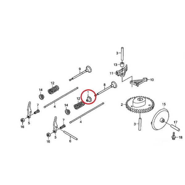 画像6: ホンダ 純正 耕うん機用  バルブステムシール  (6)