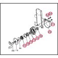 画像4: ヤンマートラクターパーツ  ロータリーのベアリングケースセット  (4)