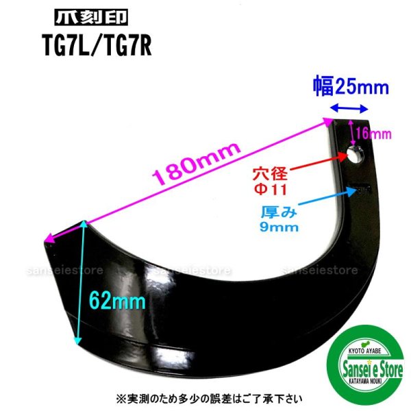 画像2: 東亜重工 / 日本ブレード製 32本組  イセキ トラクター Sサイド  耕耘爪各種   (2)
