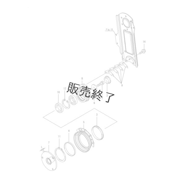 画像1: 【お問合せ部品】ヤンマー ロータリ RB16SM 部品一式 (1)