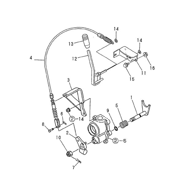 画像1: ヤンマー純正 管理機用 ワイヤー  (1)