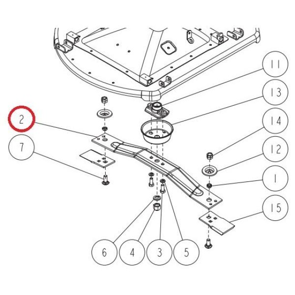 画像5: 【次回入荷：2025年10月14日頃予定】 オーレック 純正 乗用草刈機  ラビットモアー用 ナイフステー  (5)