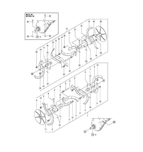 画像1: ヤンマー 純正 管理機用  ディスクCMP  (1)