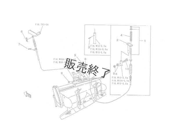 画像1: 三菱 純正 トラクター用  カバーセンサーワイヤー ※PAC  (1)