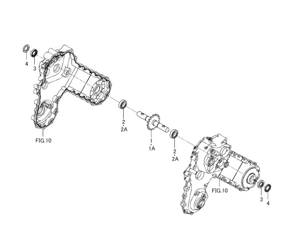 画像1: イセキ 純正 管理機  爪軸オイルシール 1台分  (1)