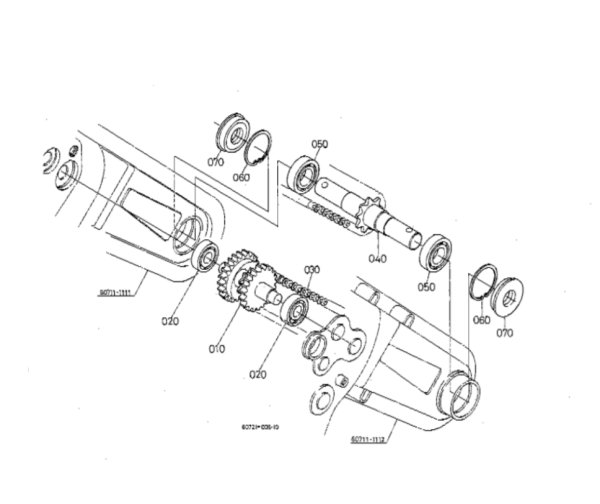 画像1: クボタ 純正 管理機  ロータリー軸 オイルシール  (1)