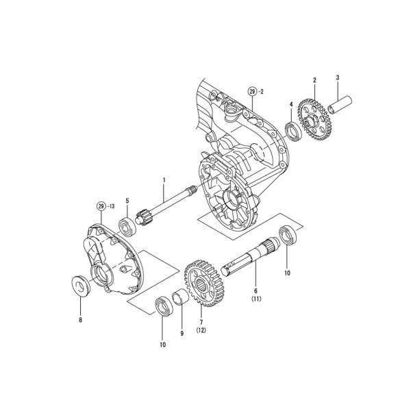画像1: ヤンマー 純正 田植機 VP4  後車軸 オイルシール   (1)