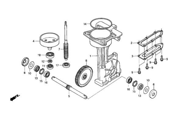 画像2: ホンダ 純正 耕うん機用  車軸オイルシール  (2)