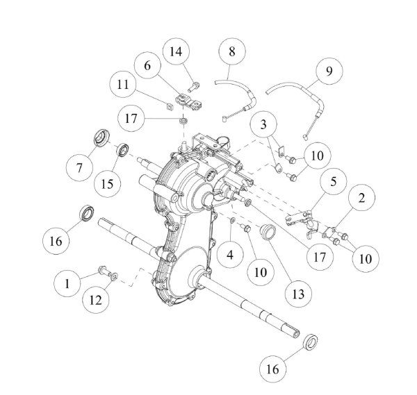 画像1: オーレック 除雪機  スノークリーン  ミッション部 2/4  (1)