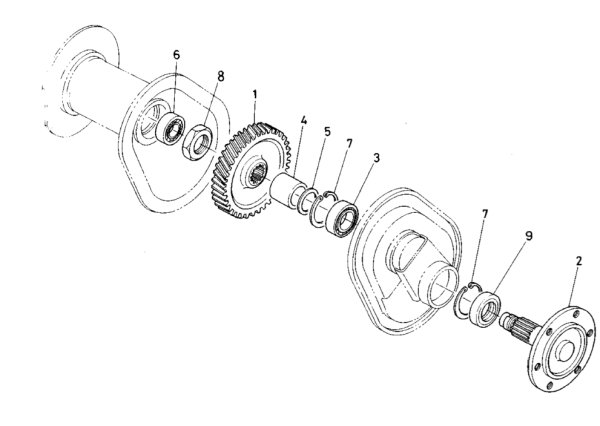 画像2: クボタ 純正 トラクター用  後車軸オイルシール  (2)