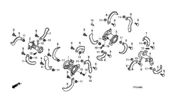 画像1: 【メーカー在庫残りわずか】ホンダ 純正 管理機 インサイドホルダー (1)