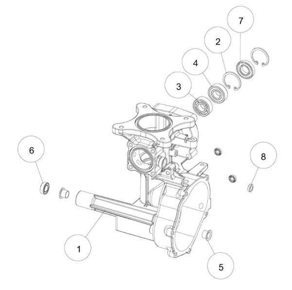 画像1: オーレック 純正 オイルシール (KE 08.14.04) (1)