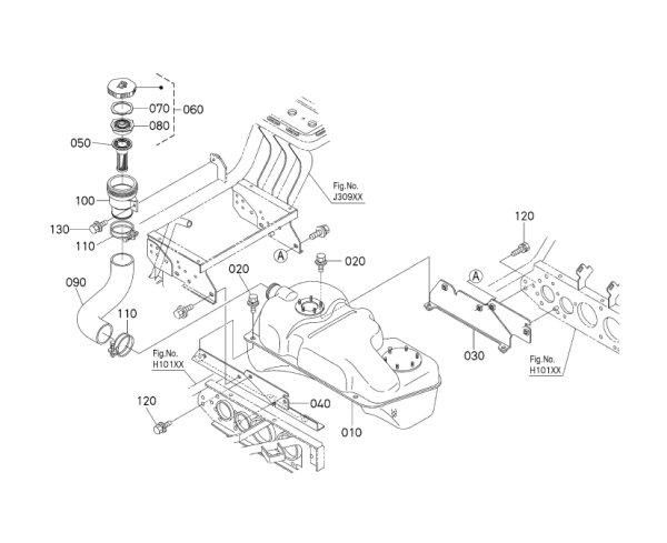 画像1: クボタトラクター用  燃料エレメント (1)