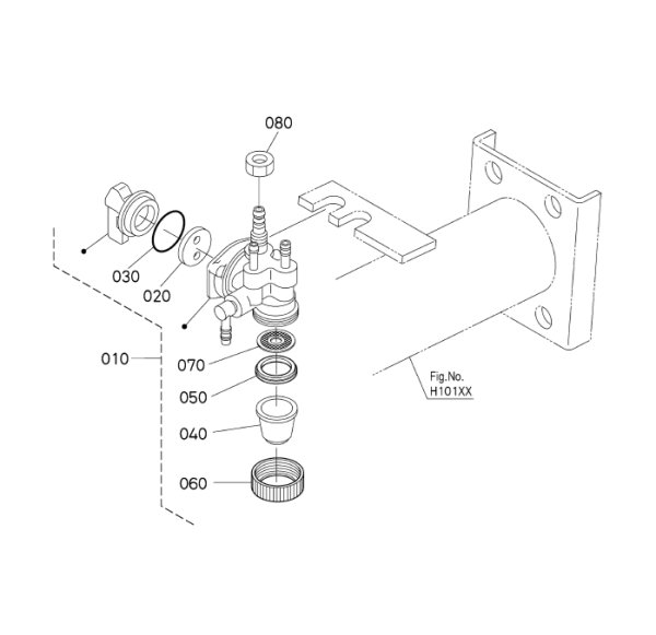 画像1: クボタトラクター用  燃料エレメント (1)