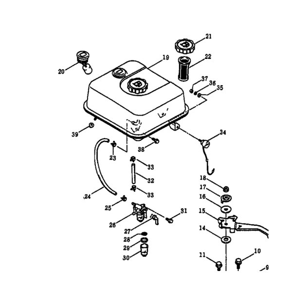 画像1: 三菱 燃料コック用 フィルタ(網) (1)