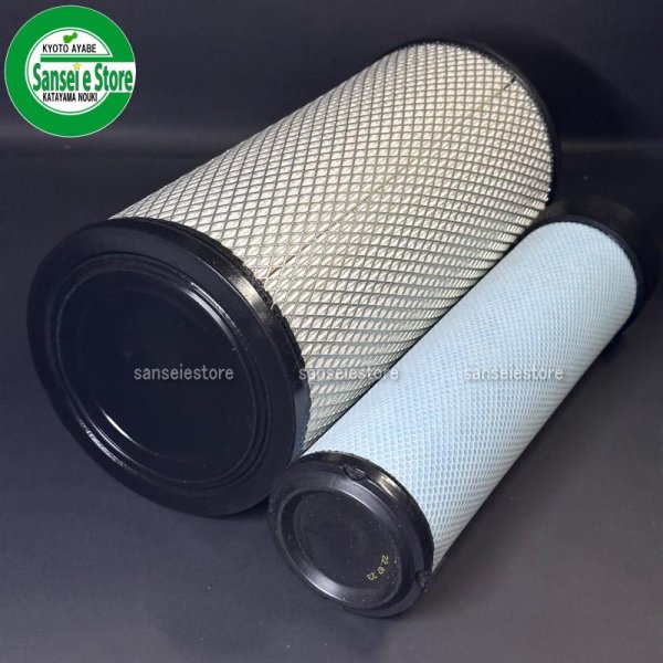 画像4: UNION クボタ トラクター/コンバイン  エアクリーナーエレメントセット  (4)