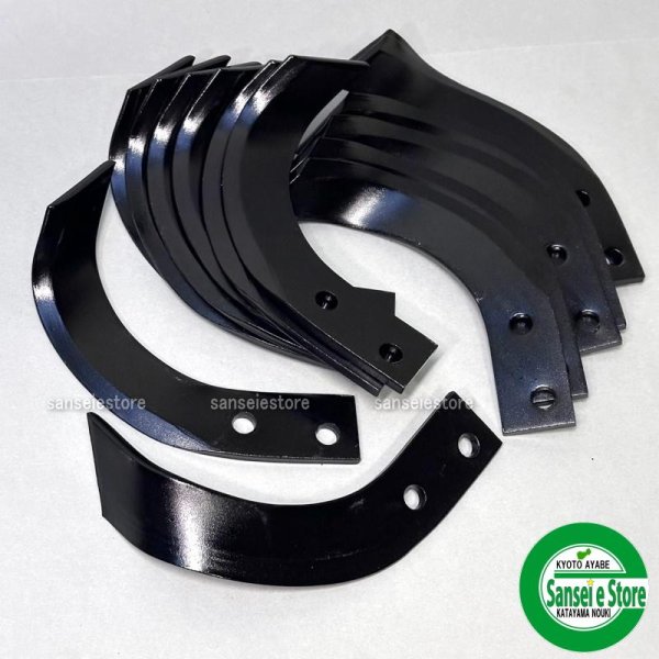 画像1: 【メーカー在庫限り】日本ブレード製 14本組  ホンダ 管理機 耕うん爪  (1)