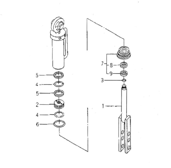 画像1: イセキ 純正 シリンダー部  (1)
