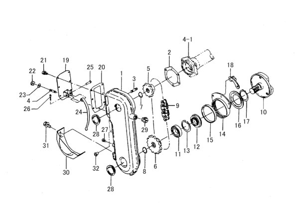 画像1: イセキ 純正 チェンケース部 ブッシュ  (1)