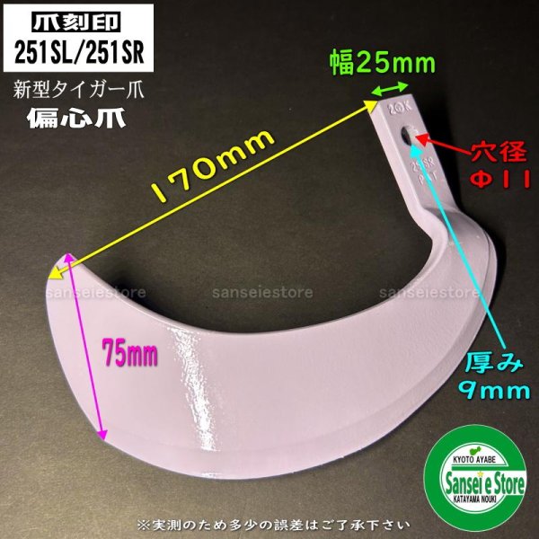 画像9: 東亜重工製 34本組  爪各種  イセキ トラクター Sサイド  (9)