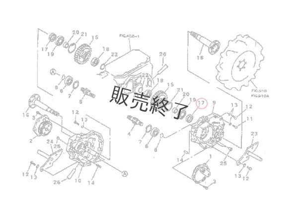 画像1: 三菱 トラクター用 リアタイヤ部 オイルシール (1)