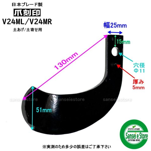 画像4: 日本ブレード製 16本組  マメトラ 管理機  (4)